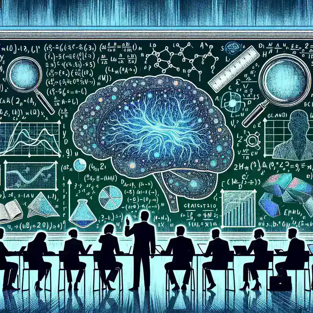 "Data scientists analyzing machine learning experiment tracking tools on a laptop, showcasing key features for effective governance and collaboration in a dynamic work environment."