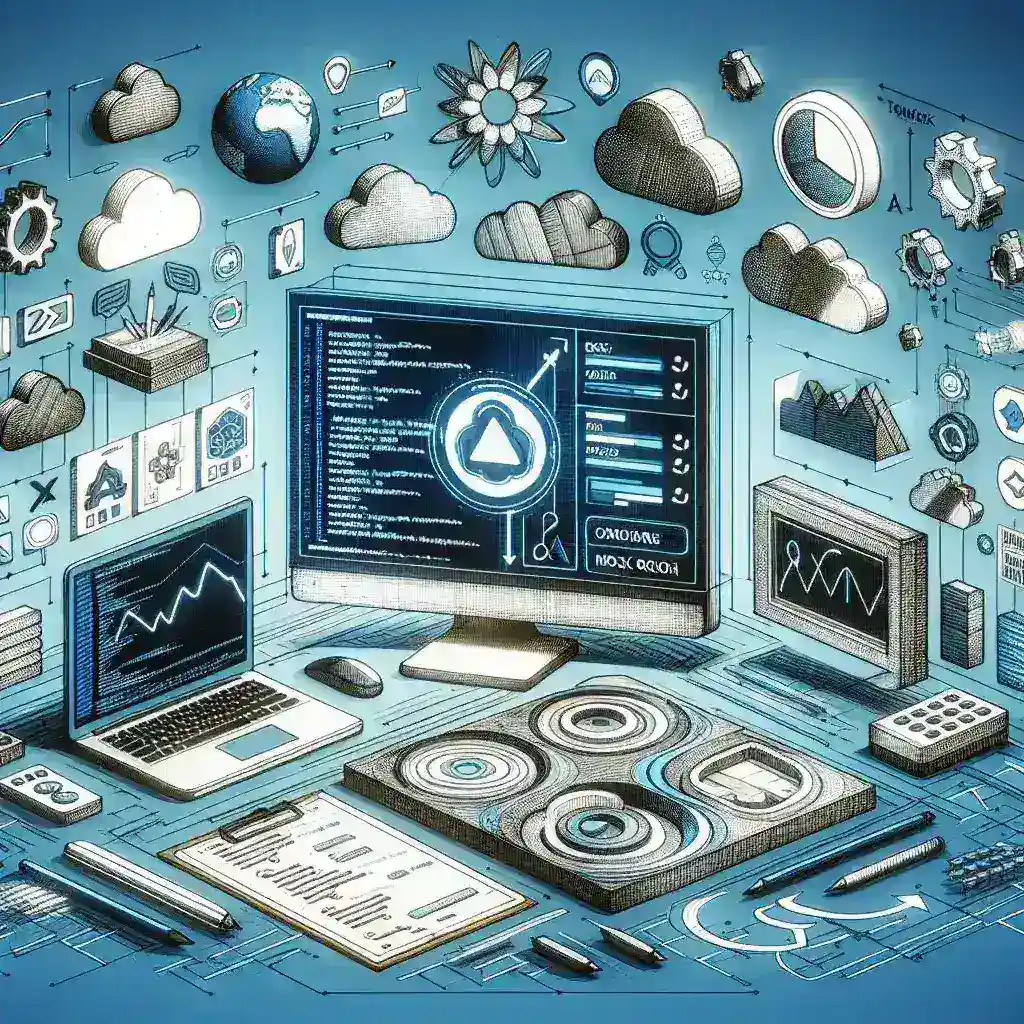 "Developer using API mock generation tools on a laptop for dynamic testing in 2024 - Best tools for effective API mocking and testing"